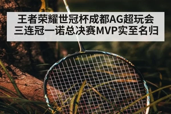 王者荣耀世冠杯成都AG超玩会三连冠一诺总决赛MVP实至名归